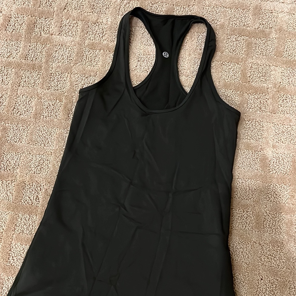 Hunter green womens tank lululemon size 4